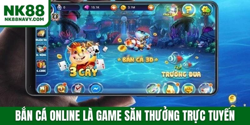 Bắn cá online là game săn thưởng trực tuyến